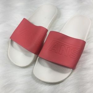 Vans Coral Slide Sandals White Womens Size 9 NWOB
